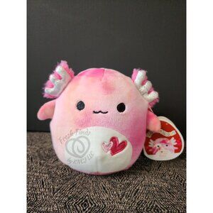 Squishmallows Aleka the Axolotl With Hearts 2021 Edition 5 inch